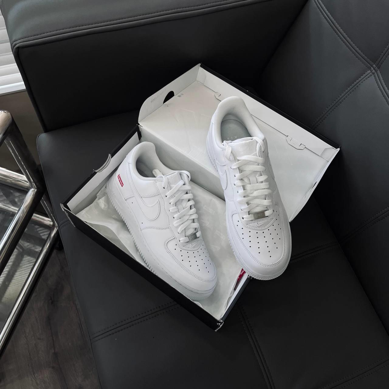 Nike Air Force 1x Supreme Low 'Box Logo - White'
