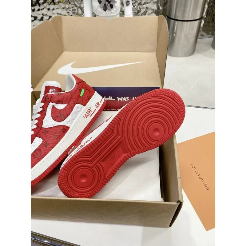 Louis Vuitton x Nike Air Force 1 Low ‘By Virgil Abloh White/Red’
