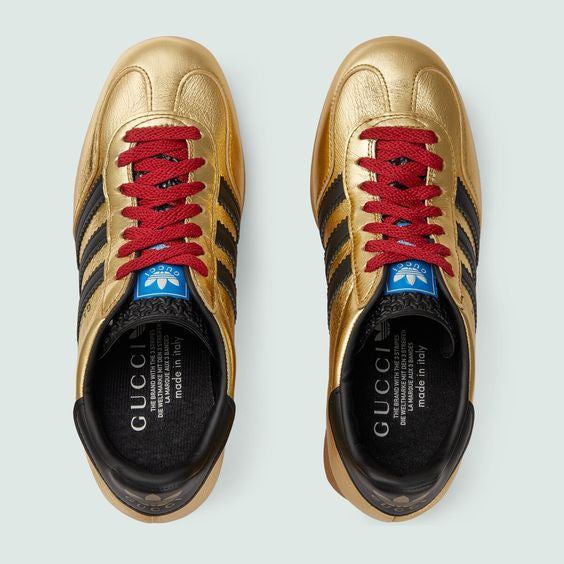 Adidas x Gucci Gazelle 'Metallic Gold'