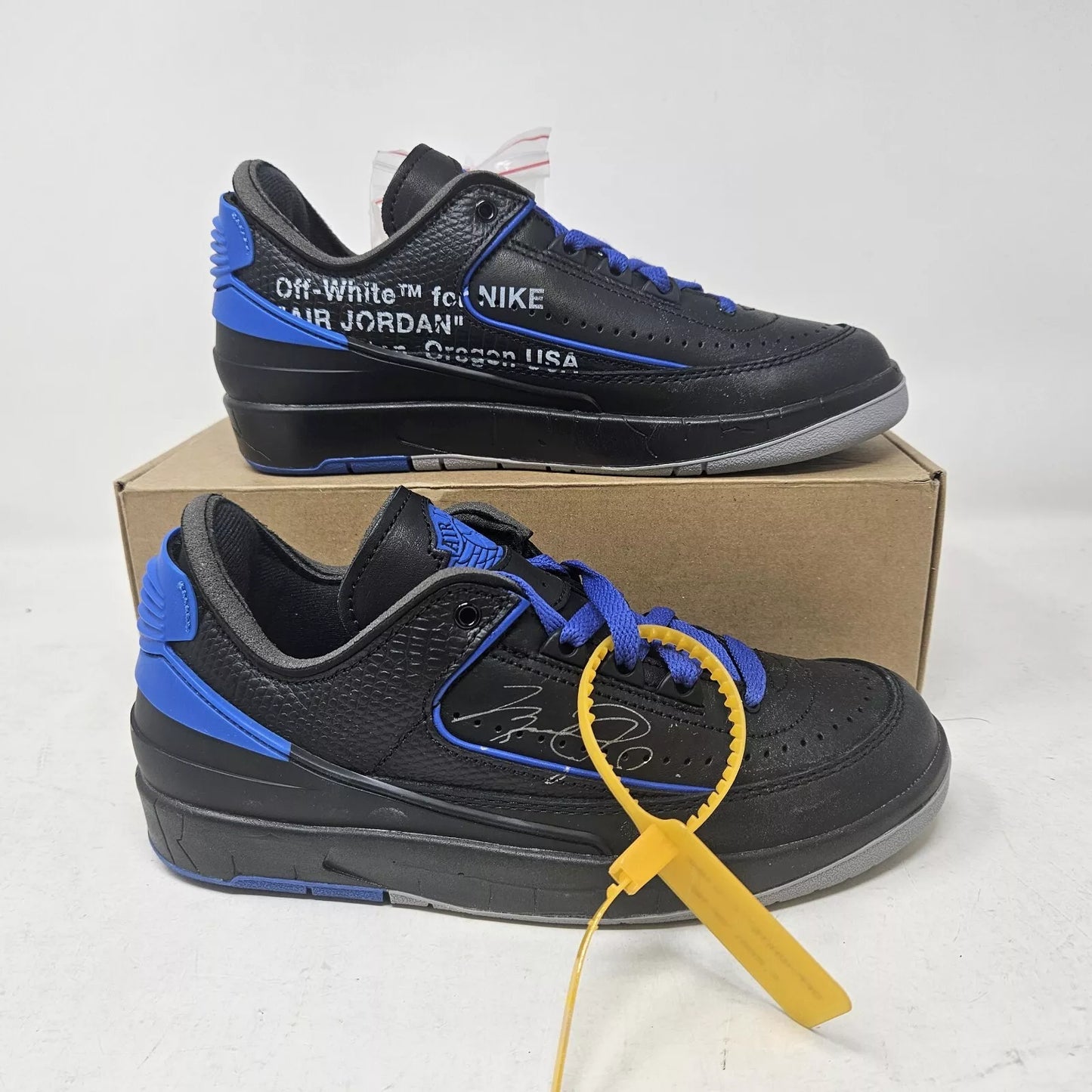 Nike Air Off-White x Jordan 2 Retro Low SP 'Black Varsity Royal'