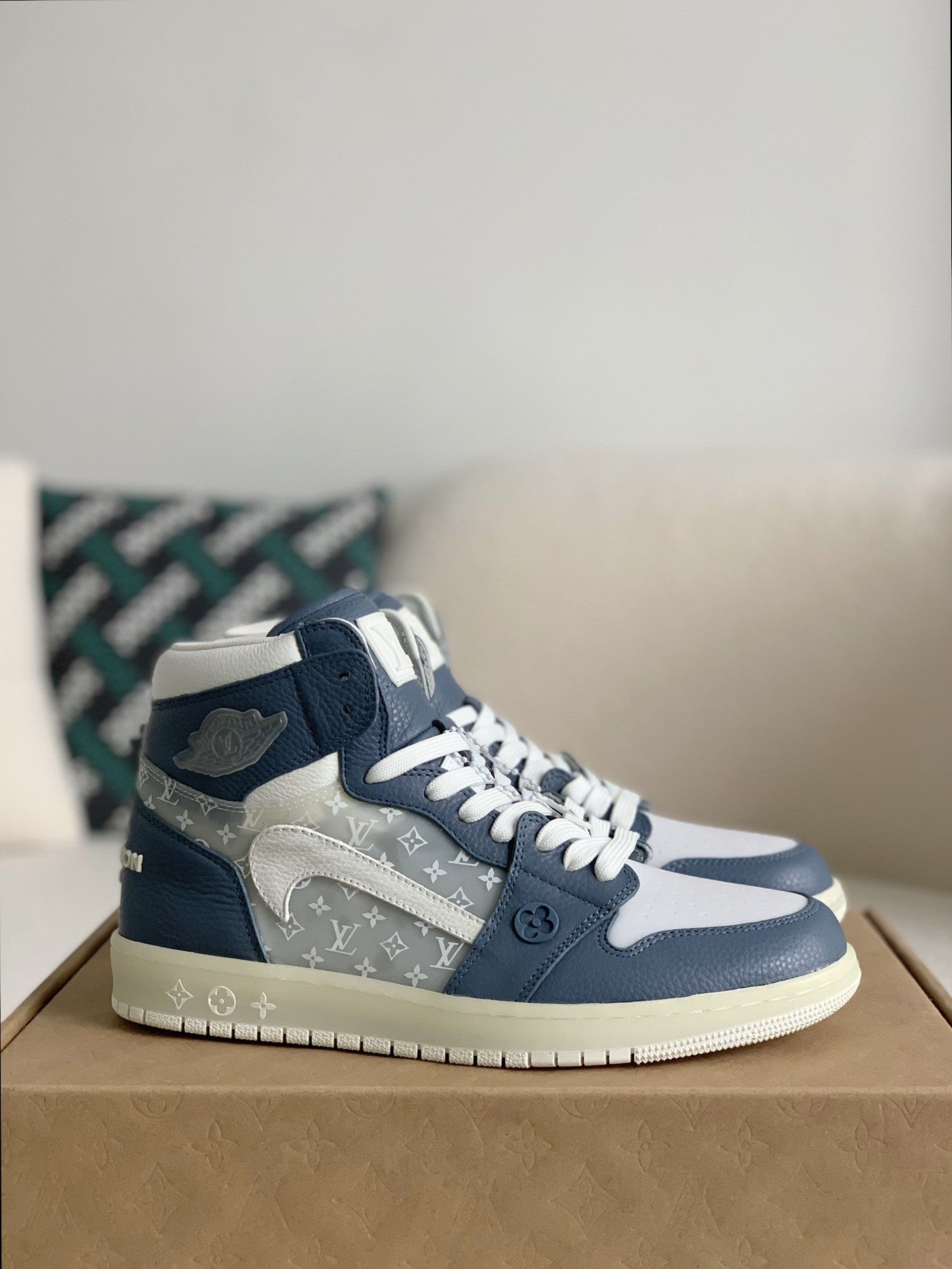 Nike Air Jordan 1 x LV - Slate Blue Edition