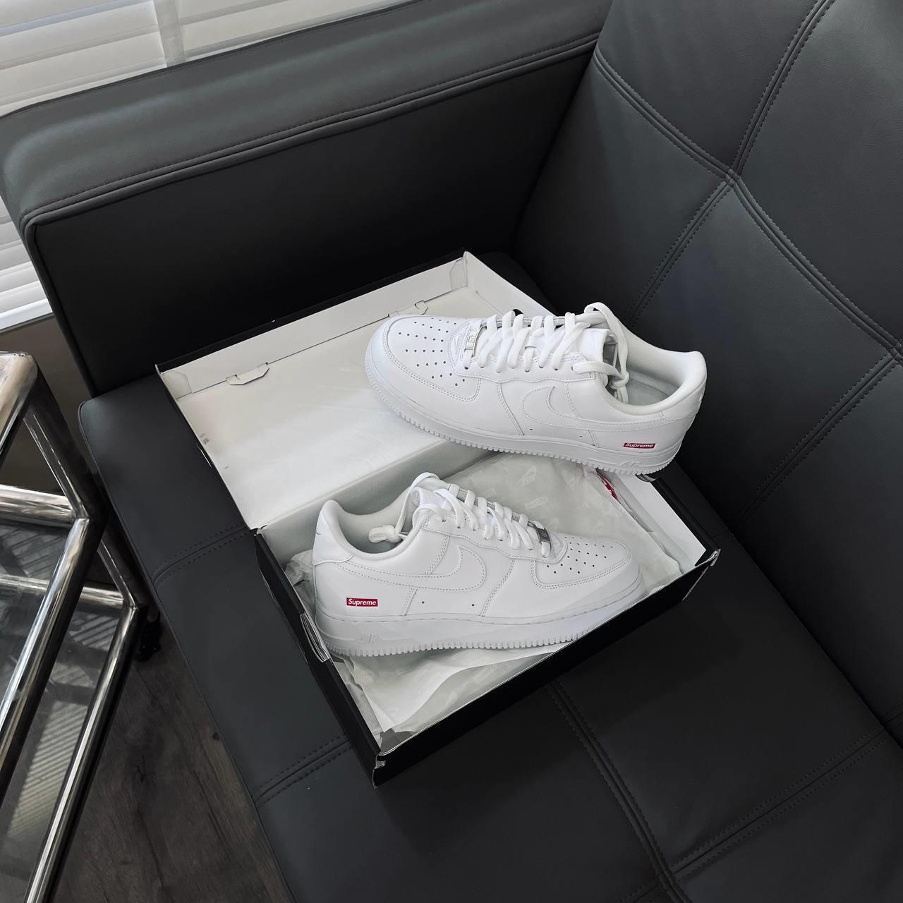 Nike  Air Force 1x Supreme Low 'Box Logo - White'
