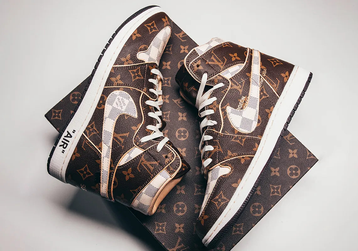 Nike Air Jordan 1 x LV High Custom by The Shoe Surgeon