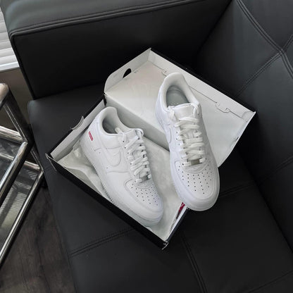 Nike  Air Force 1x Supreme Low 'Box Logo - White'