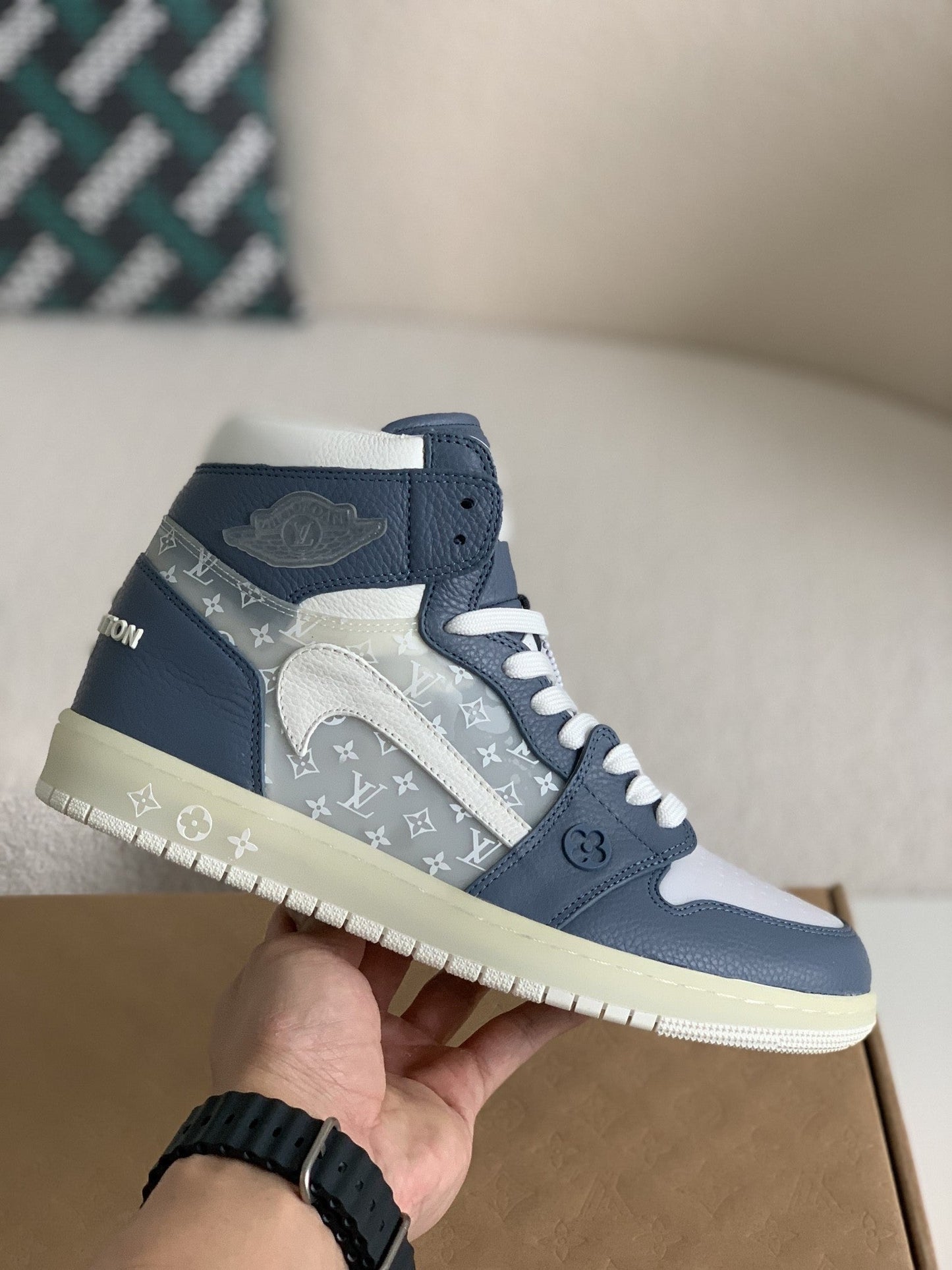 Nike Air Jordan 1 x LV - Slate Blue Edition