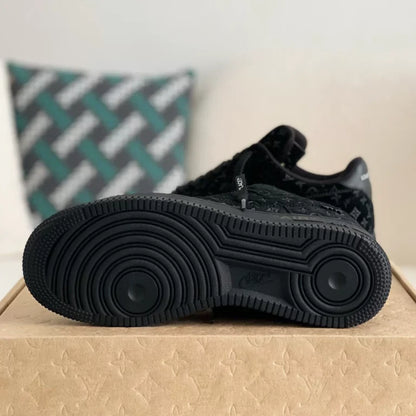 Louis Vuitton x Nike Air Force 1 Low 'Triple Black'