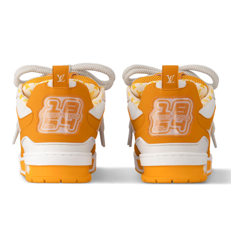 Louis Vuitton LV Skate Sneaker ‘White/Orange Monogram Flower’