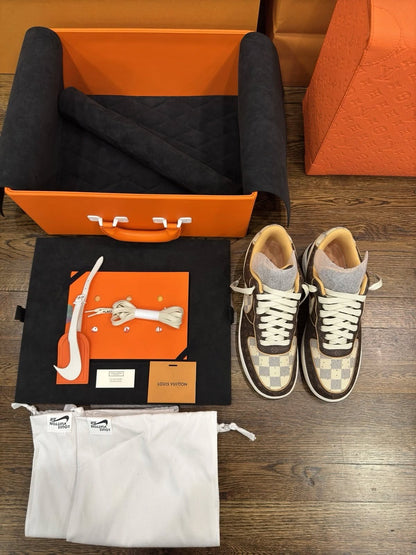 Louis Vuitton x Nike Air Force 1 Low 'Monogram Brown Damier Azur'