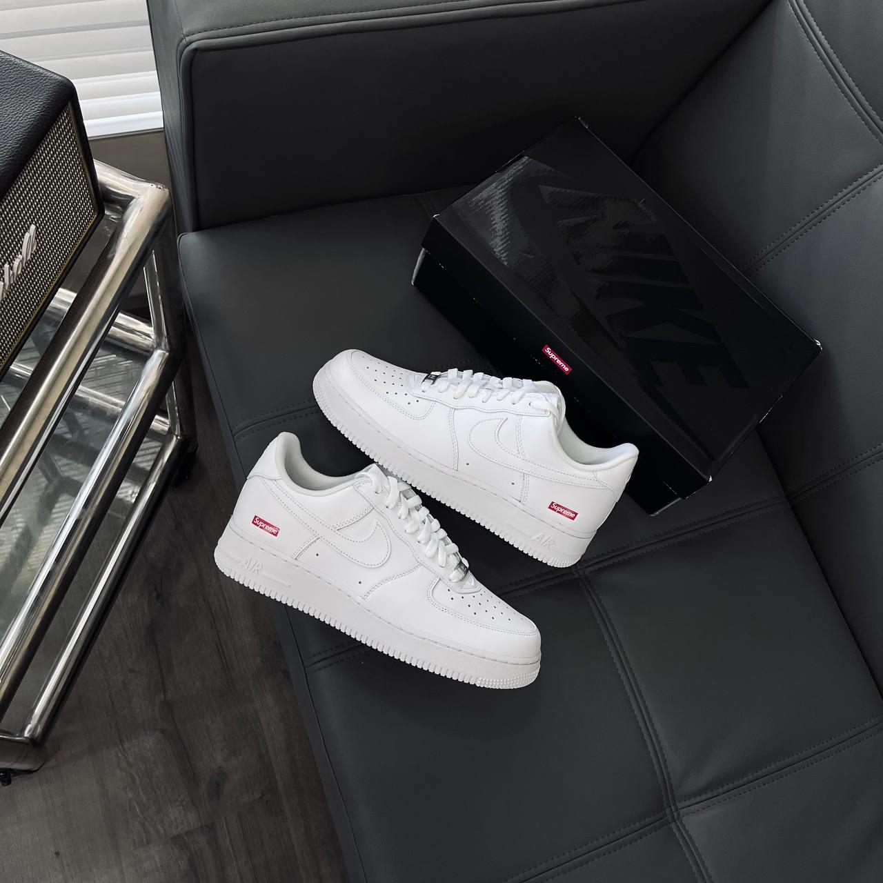 Nike  Air Force 1x Supreme Low 'Box Logo - White'