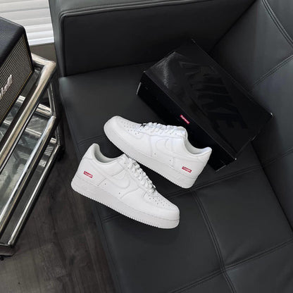 Nike  Air Force 1x Supreme Low 'Box Logo - White'