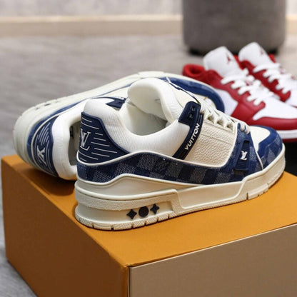 Louis Vuitton LV Trainer Sneaker ‘Damier Denim Blue’