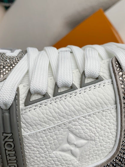 Louis Vuitton LV Trainer Sneaker ‘Denim Monogram Grey Diamond’