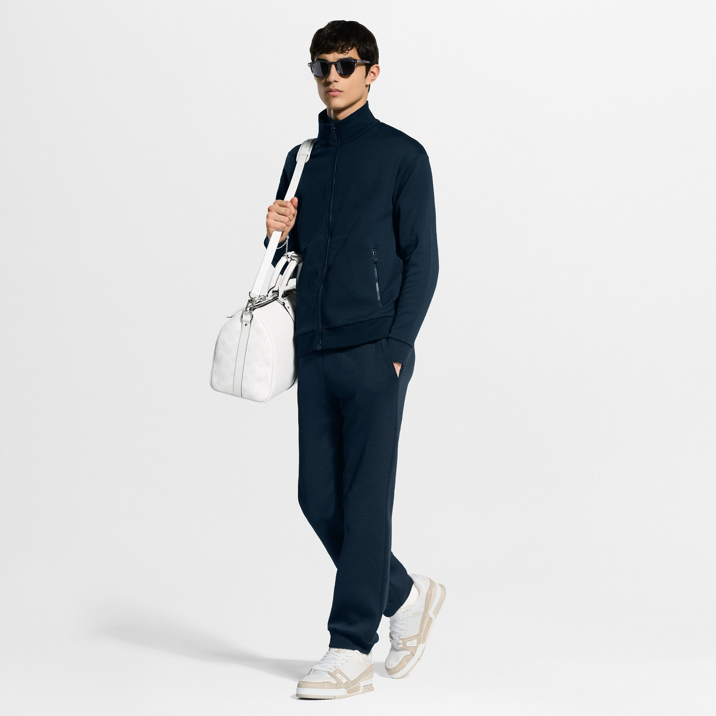 Louis Vuitton LV Trainer Beige Monogram Leather Sneaker