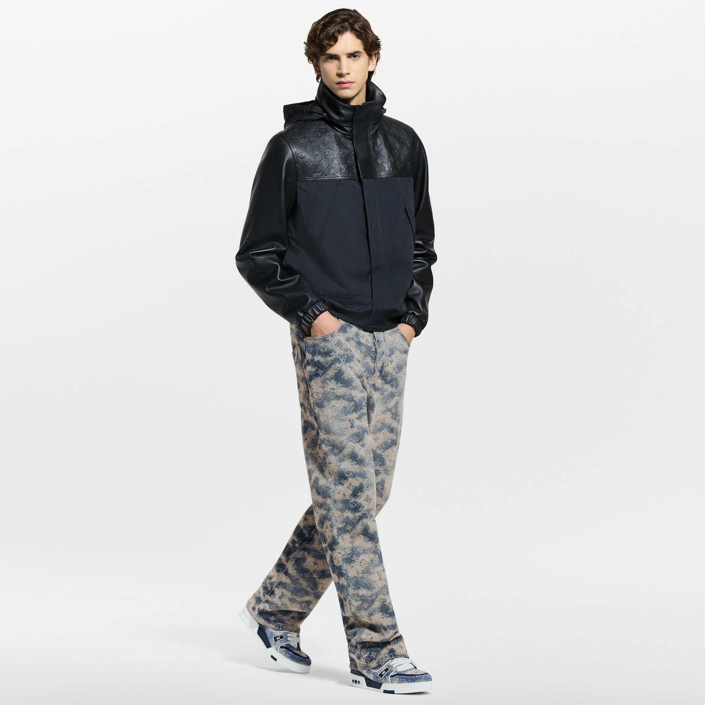 Louis Vuitton LV Trainer Blue #54 Limited