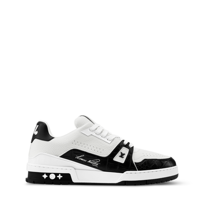 Louis Vuitton LV Trainer Black Alligator Leather Sneaker