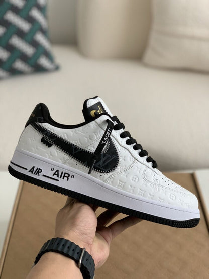 Louis Vuitton x Nike Air Force 1 Low 'White Black'