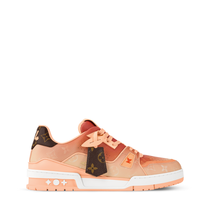 LV Trainer Sneaker Monogram-printed canvas Orange