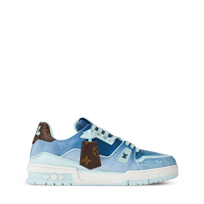 LV Trainer Sneaker Monogram-printed canvas Blue
