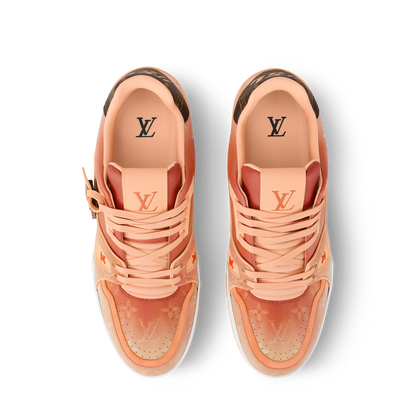 LV Trainer Sneaker Monogram-printed canvas Orange
