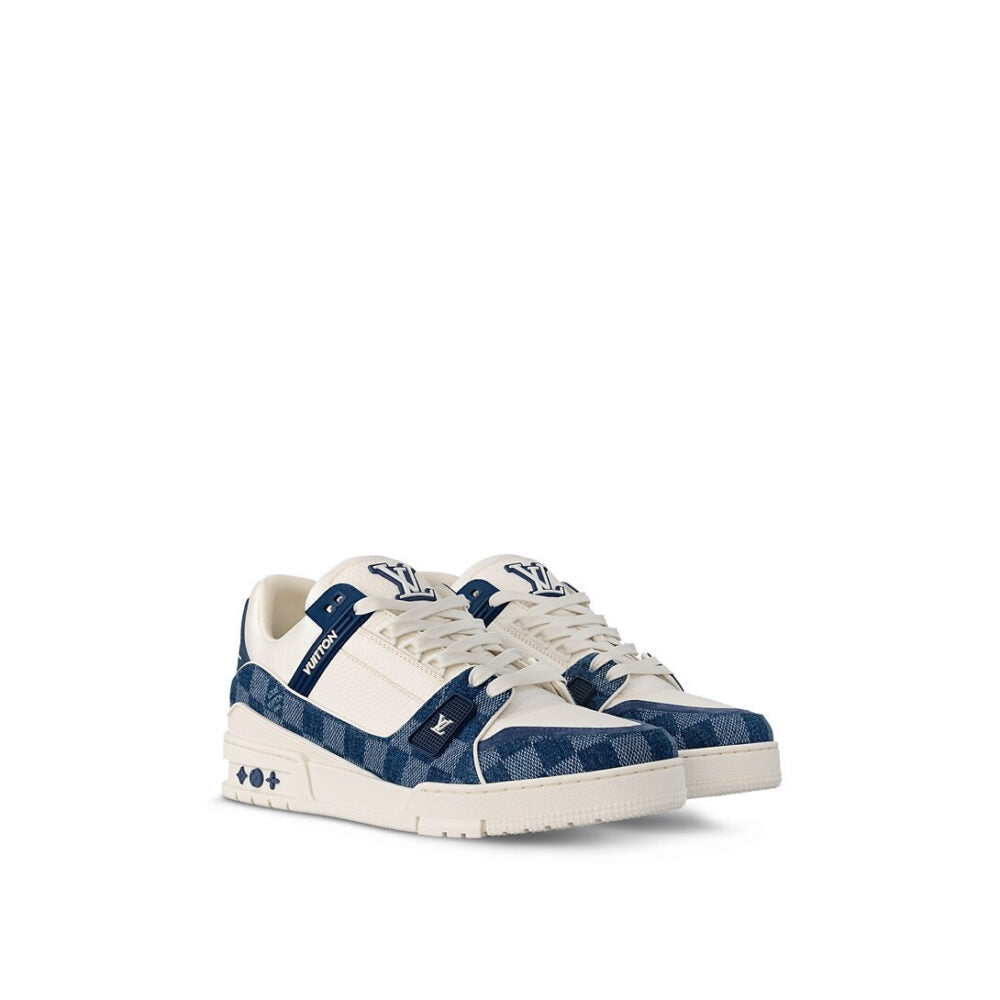 Louis Vuitton LV Trainer Sneaker ‘Damier Denim Blue’