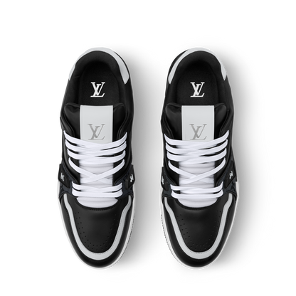Louis Vuitton LV Trainer Black Monogram Leather Sneaker