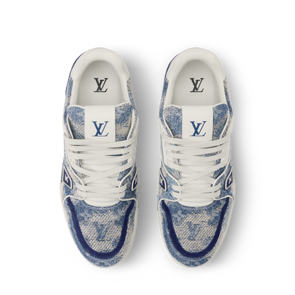 Louis Vuitton LV Trainer Blue #54 Limited