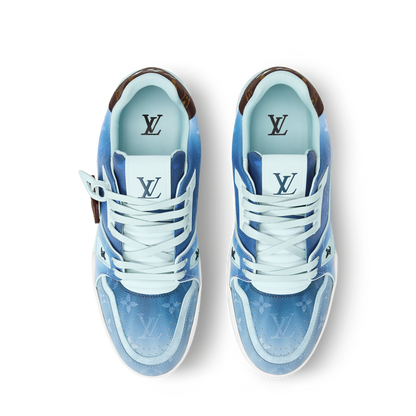 LV Trainer Sneaker Monogram-printed canvas Blue