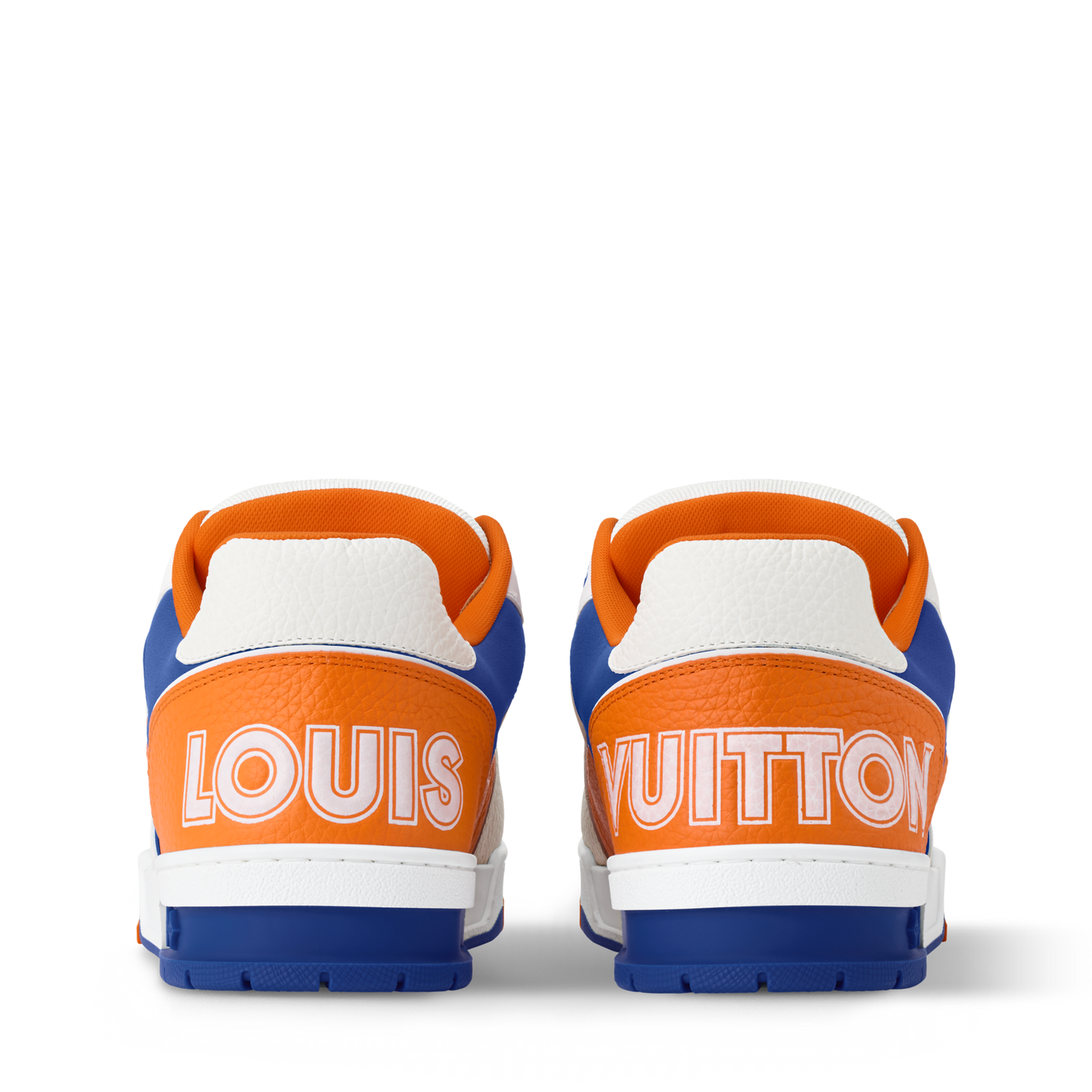 Louis Vuitton LV Trainer Orange Velcro Strap Sneaker