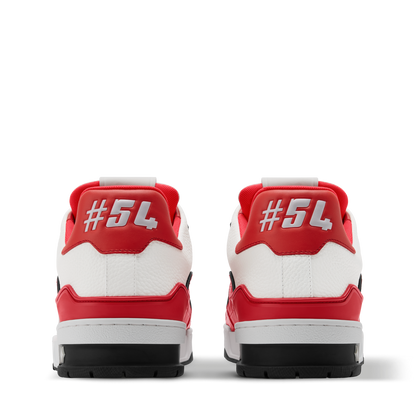 Louis Vuitton LV Trainer Red Alligator Leather Sneaker