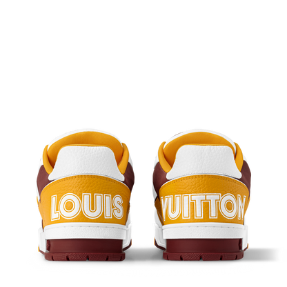 Louis Vuitton LV Trainer Yellow Velcro Strap Sneaker