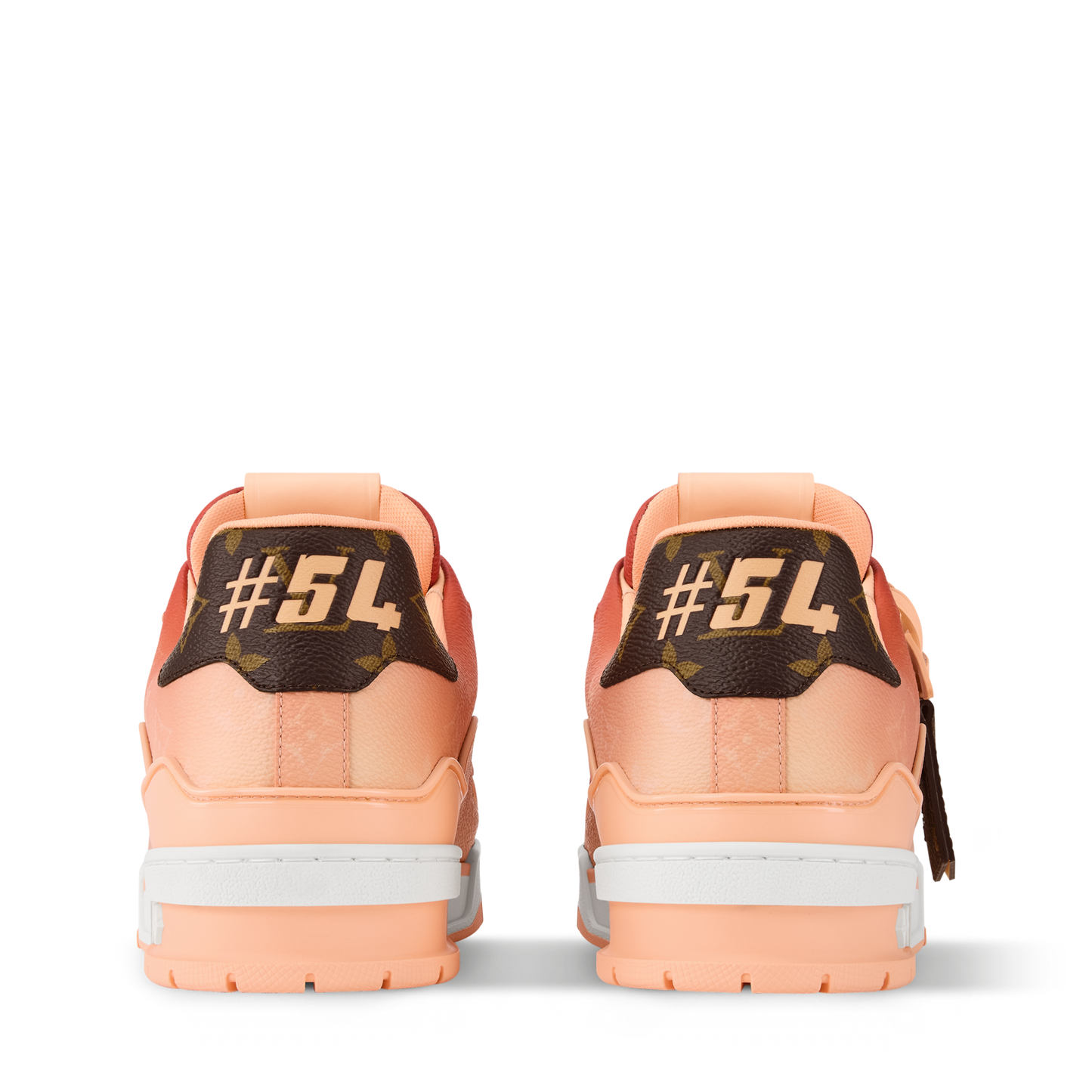 LV Trainer Sneaker Monogram-printed canvas Orange