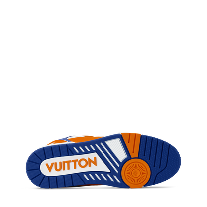 Louis Vuitton LV Trainer Orange Velcro Strap Sneaker