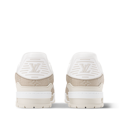 Louis Vuitton LV Trainer Beige Monogram Leather Sneaker