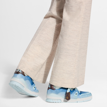 LV Trainer Sneaker Monogram-printed canvas Blue