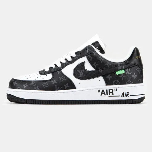 Louis Vuitton x Nike Air Force 1 Low 'Virgil Abloh – Black White Monogram'