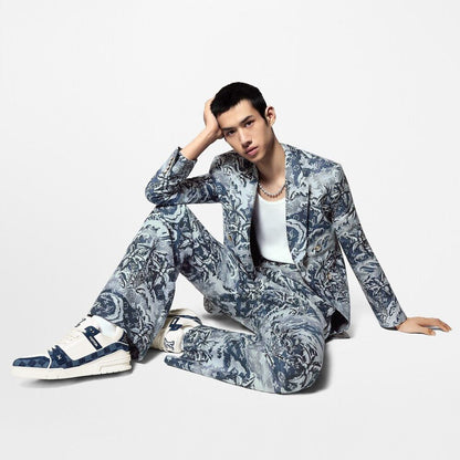 Louis Vuitton LV Trainer Sneaker ‘Damier Denim Blue’