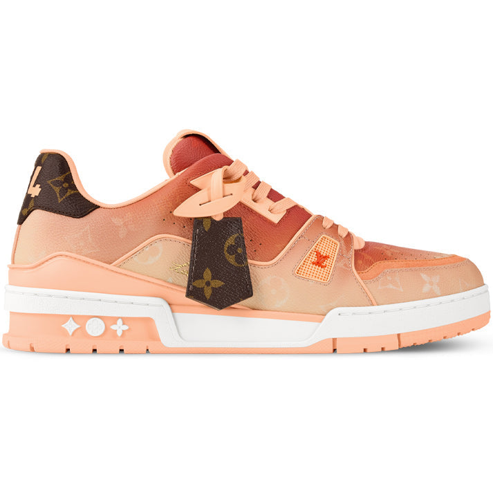 LV Trainer Sneaker Monogram-printed canvas Orange