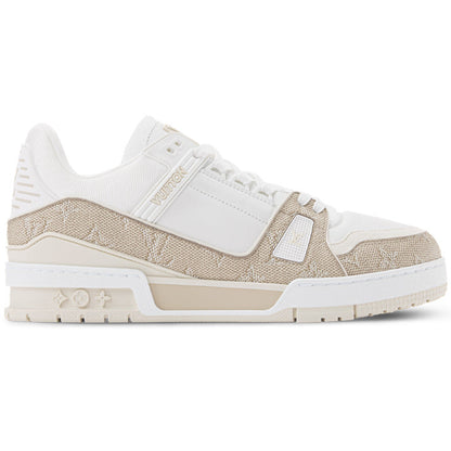 Louis Vuitton LV Trainer Beige Monogram Leather Sneaker