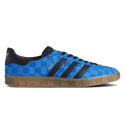 Adidas x Gucci Gazelle 'Blue GG Monogram'