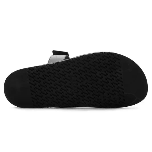 Preloved - Hermès Paris Chypre Leather Sandal Black