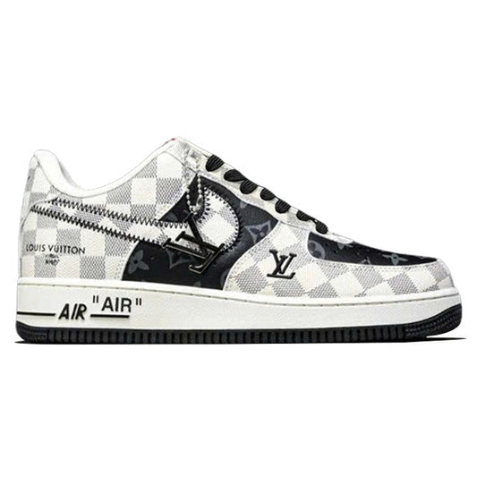 Louis Vuitton x Nike Air Force 1 'Royal Black'