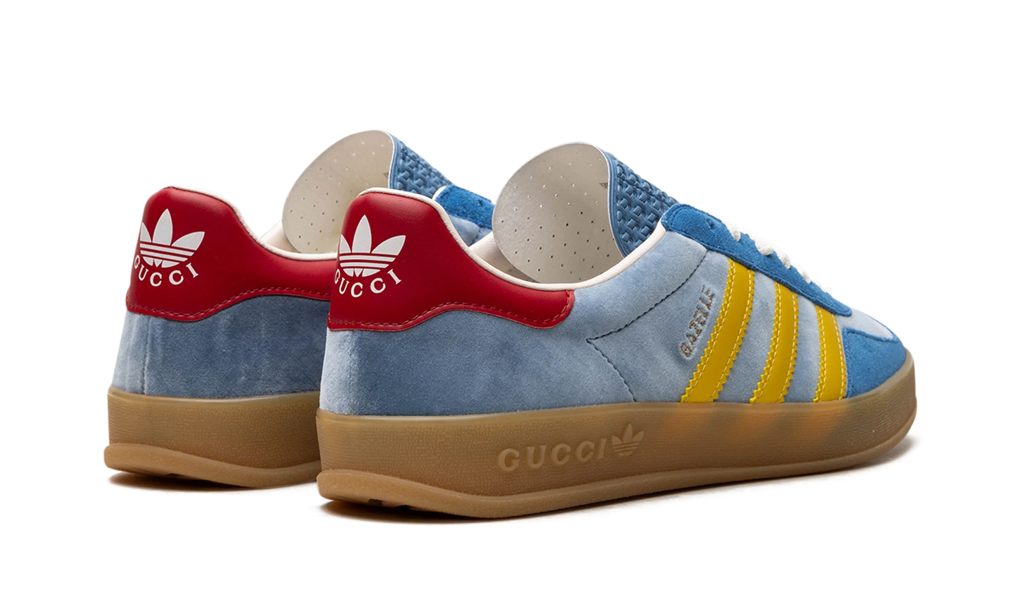 Adidas x Gucci Gazelle Light Blue Suede