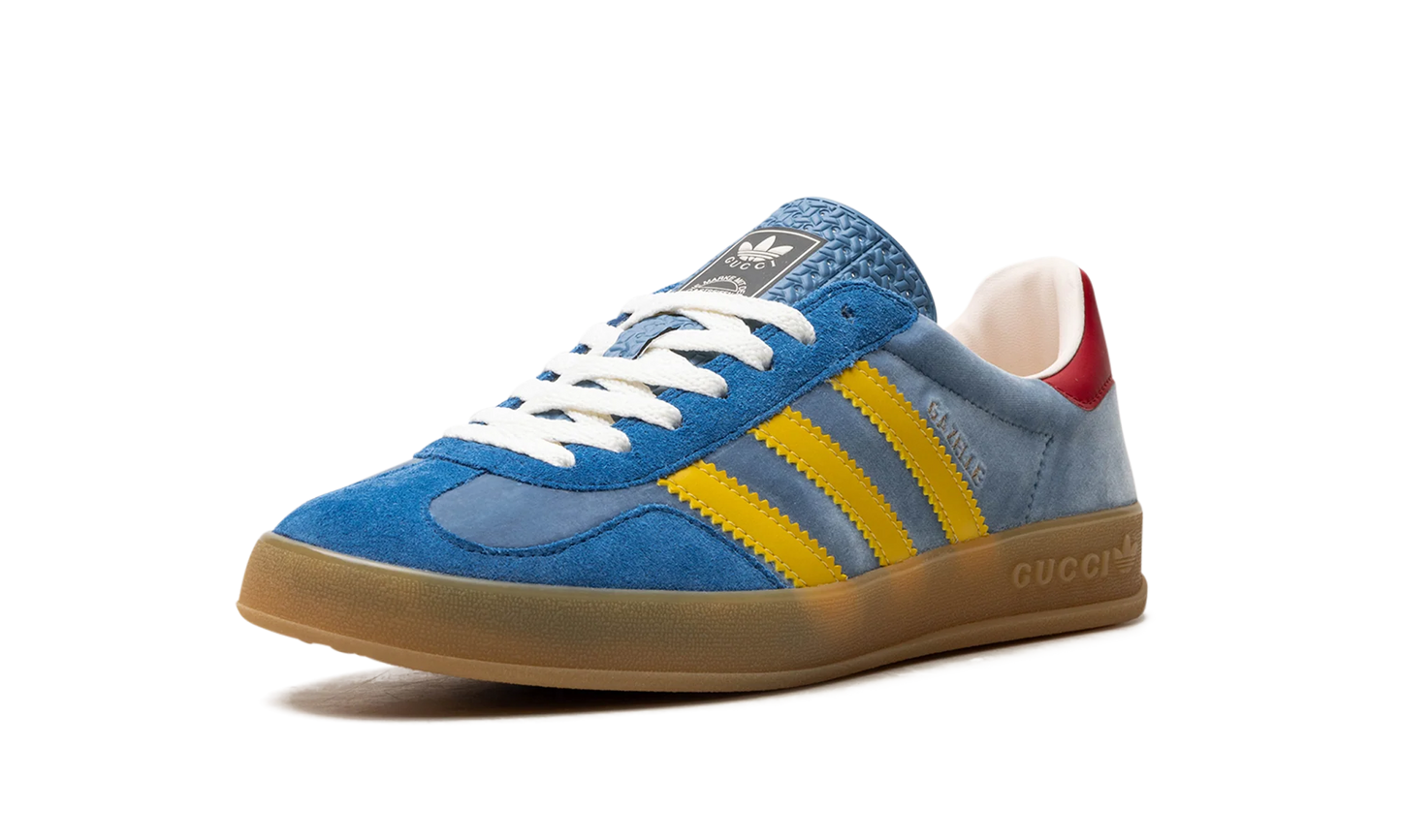 Adidas x Gucci Gazelle Light Blue Suede
