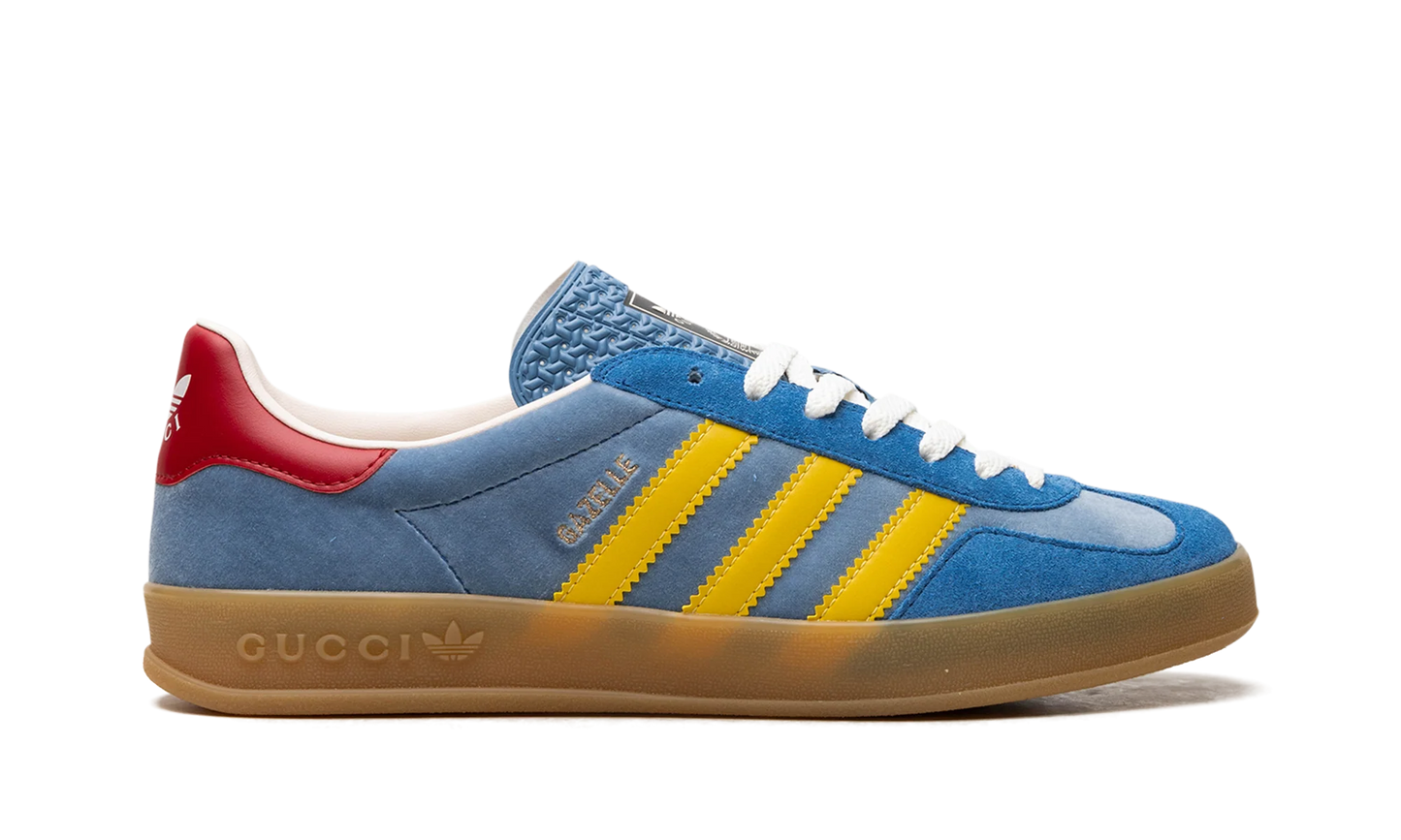 Adidas x Gucci Gazelle Light Blue Suede