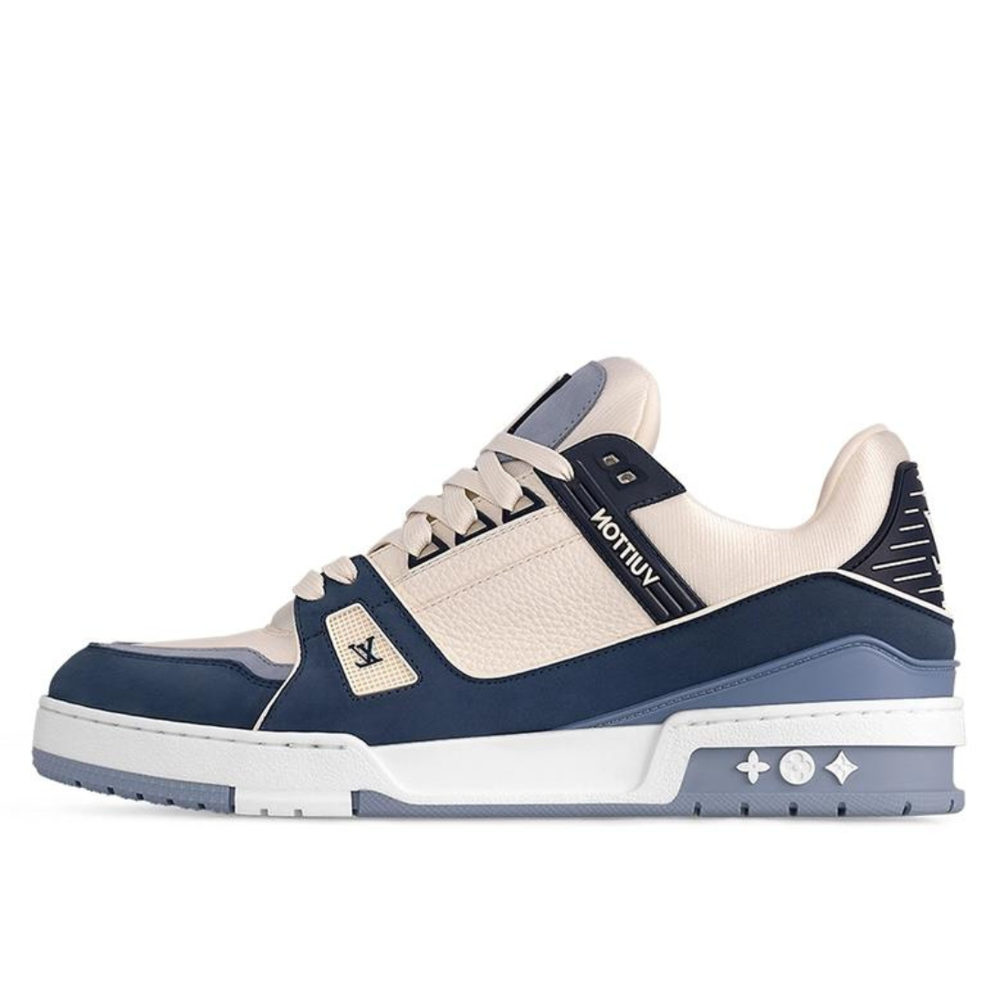 Louis Vuitton LV Trainer "Blue Beige"