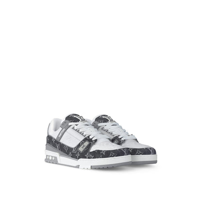 Louis Vuitton LV Trainer Sneaker 'Denim Monogram Grey'