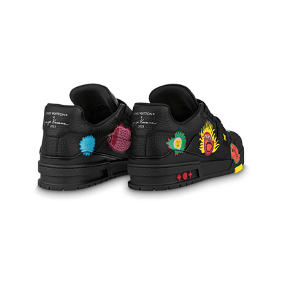 Louis Vuitton LV Trainer Sneaker x Yayoi Kusama 'Black Print'