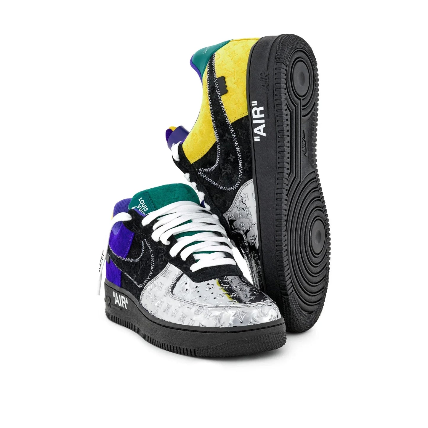 Louis Vuitton x Nike Air Force 1 Low 'Chrome Toe'