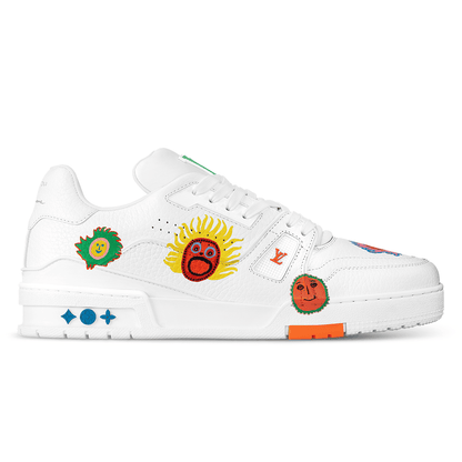 Louis Vuitton x Yayoi Kusama Trainer "White Print"