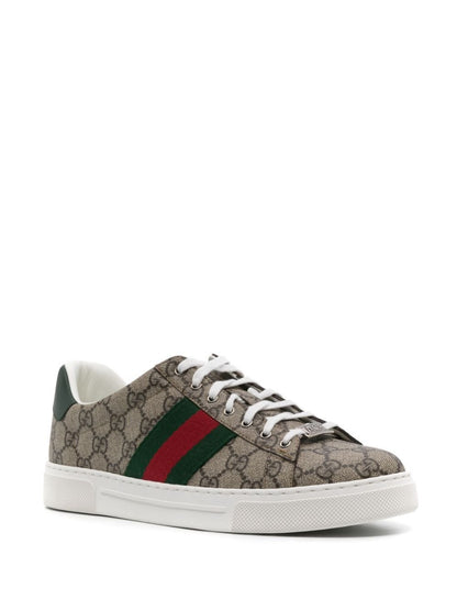 Men's Gucci Ace GG Supreme Canvas Sneakers